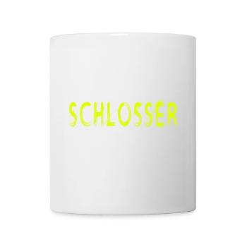 Schlosser Handwerker Design - Tasse - Weiß - Vorne