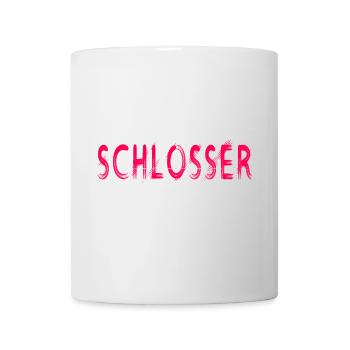 Schlosser Handwerker Design - Tasse - Weiß - Vorne