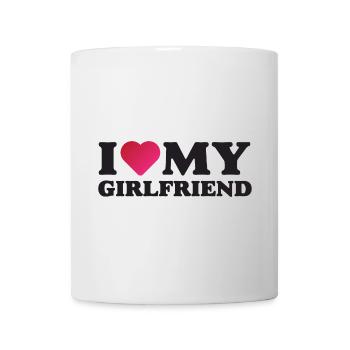 J’aime ma petite amie - Mug blanc - blanc - Devant