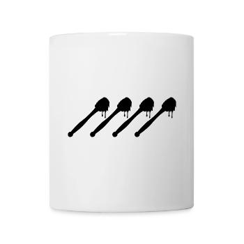 Louche à miel - Mug blanc - blanc - Devant
