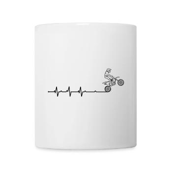 BMX Daredevil Silhouette - Mug blanc - blanc - Devant