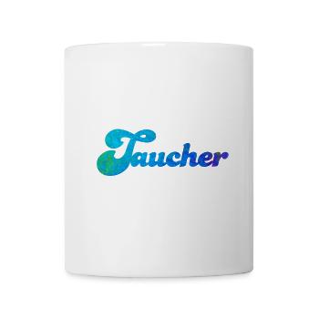 Taucher Schnörkel Beruf Meer Ozean Unterwasserwelt - Tasse - Weiß - Vorne