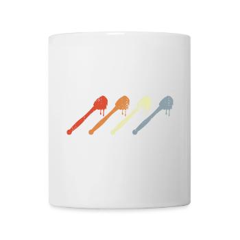 Vintage Honiglöffel - Tasse - Weiß - Vorne