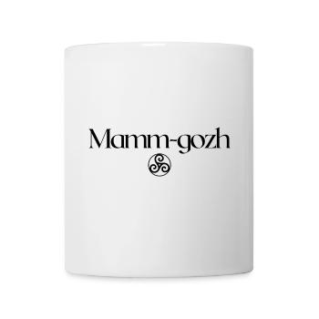 Mamm-gozh Triskell Fête Grand-mère bretonne - Mug blanc - blanc - Devant