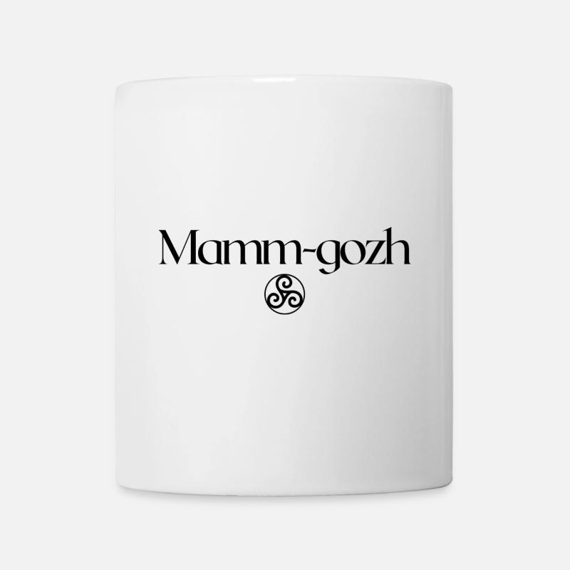 Mamm-gozh Triskell Fête Grand-mère bretonne - Mug blanc - blanc