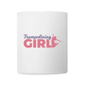 Trampolinspringer Mädchen - Tasse - Weiß - Vorne