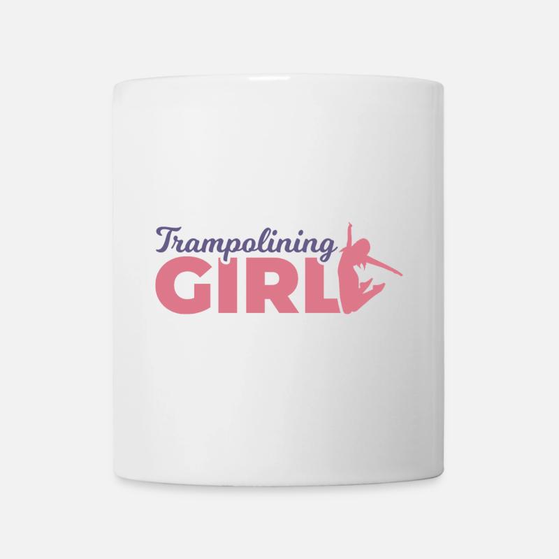 Trampoline Jumper Fille - Mug blanc - blanc