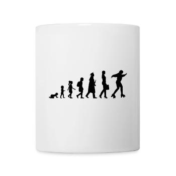 Entwicklung des Rollschuhlaufs - Tasse - Weiß - Vorne