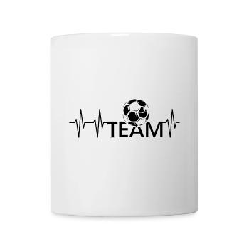 pulse team soccer heartbeat club team - Mug - white - Front