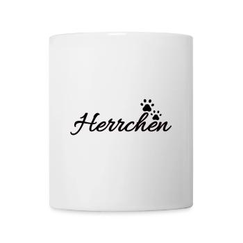 Herrchen von einem Hund | Hundepfote - Tasse - Weiß - Vorne