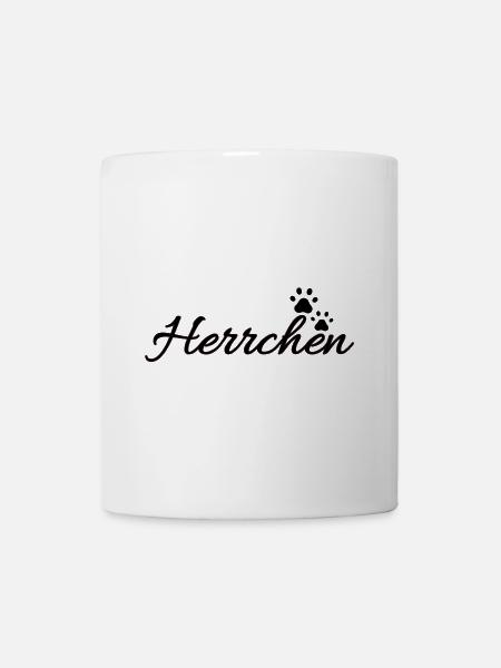 Herrchen von einem Hund | Hundepfote - Tasse - Weiß