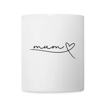 Maman Maman Cadeau Fête des Mères, Coeur - Mug blanc - blanc - Devant