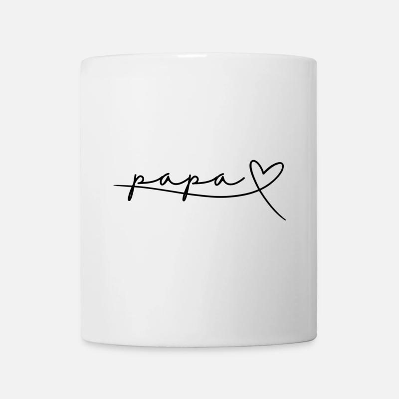 Dad/Father Father's Day, Birth, Birthday, Heart - Mug - white