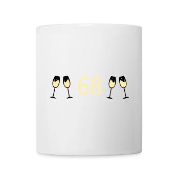 68th Birthday 68 Years Jubilee 68 Number 68 - Mug - white - Front