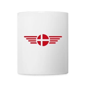 Danemark Style Design T-shirt - Mug blanc - blanc - Devant