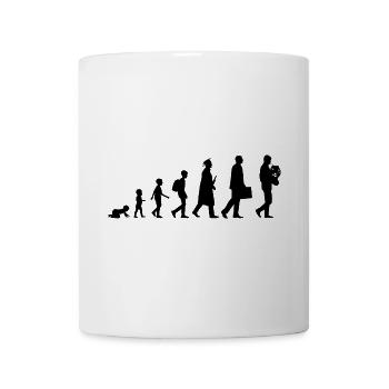 Entwicklung des Waldhornisten - Tasse - Weiß - Vorne