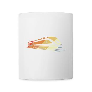 Train Sketch Vintage - Mug - white - Front