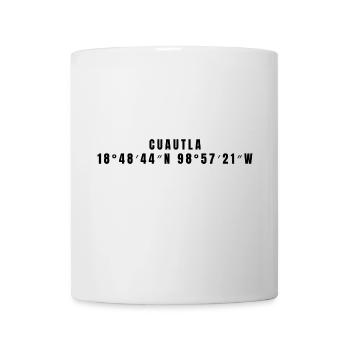 Cuautla Mexiko Koordinaten - Tasse - Weiß - Vorne