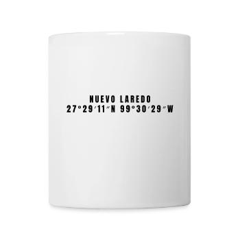 Nuevo Laredo, Mexico Coordinates - Mug - white - Front
