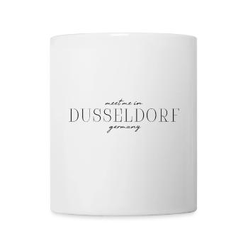 Düsseldorf Deutschland Eleganz Stil Design T-Shirt - Tasse - Weiß - Vorne