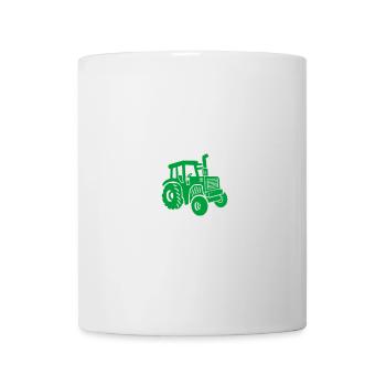 Traktor Herzschlag Bauer - Tasse - Weiß - Vorne