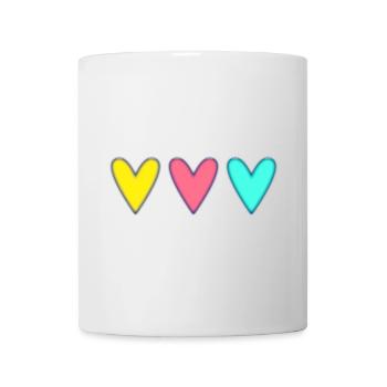 HERZ. VIELEN DANK. GELIEBTE. MEISTER. DANKE HERRIN. - Tasse - Weiß - Vorne