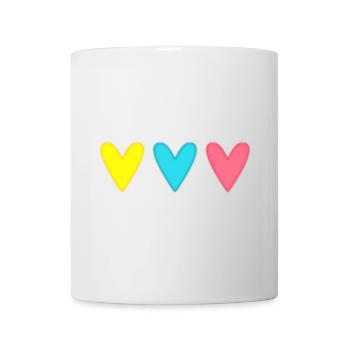 HERZ. VIELEN DANK. GELIEBTE. MEISTER. DANKE HERRIN. - Tasse - Weiß - Vorne