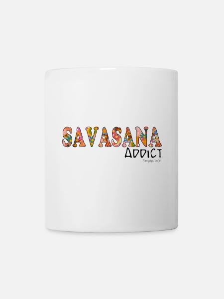SAVASANA Addict - Mug blanc - blanc