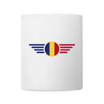 I Love Romania, Elegance Style Design T-Shirt - Mug - white - Front