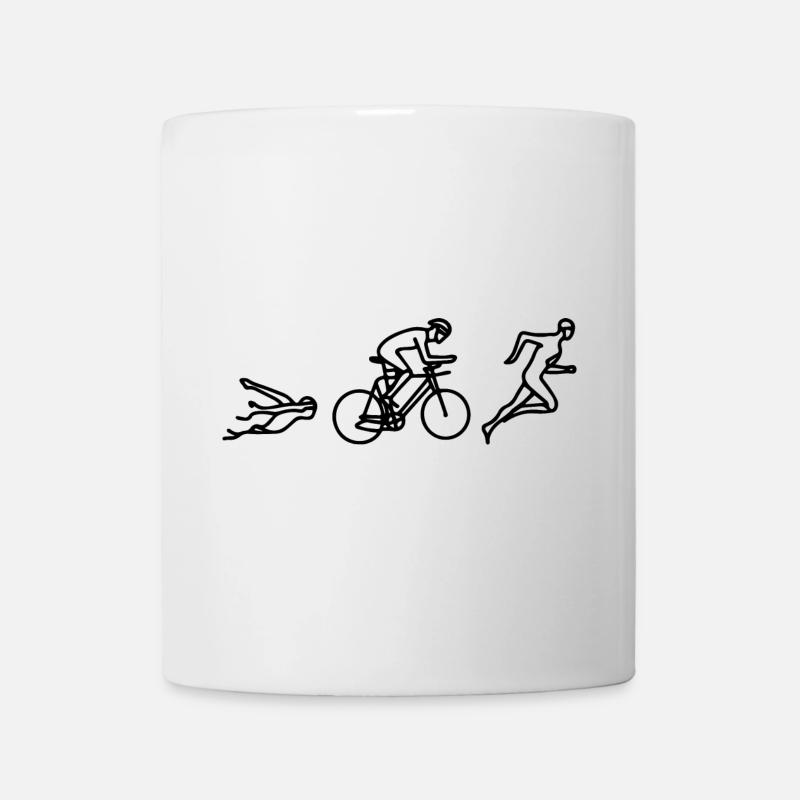 Natation Cyclisme Course à pied - Mug blanc - blanc