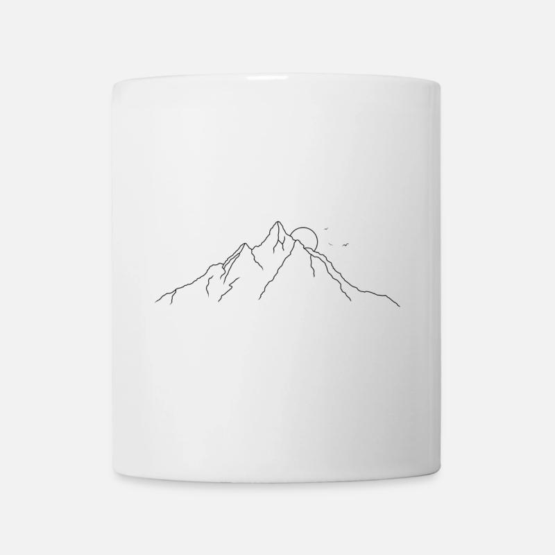 Berg - Tasse - Weiß