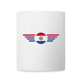 J’aime le Paraguay, T-shirt design de style élégance - Mug blanc - blanc - Devant