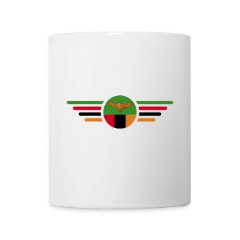 Ich liebe Sambia, Eleganz Stil Design T-Shirt - Tasse - Weiß - Vorne