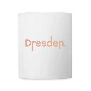 Dresden Typography Dresden City Font Logo - Mug - white - Front
