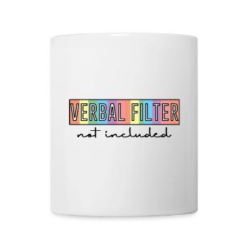 Verbal Filter Not Included 2 - Mug - white - Front