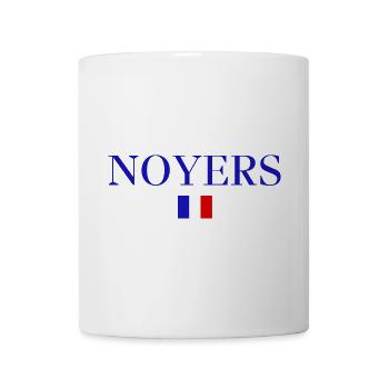 NOYERS-Conception du drapeau français - Mug blanc - blanc - Devant