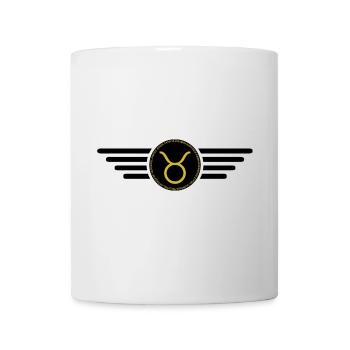 Signe du zodiaque Taureau, design exclusif du t-shirt : - Mug blanc - blanc - Devant