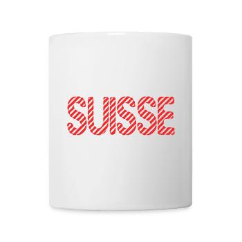 SWITZERLAND. COUNTRY. GENEVA. HUMOR. COUNTRY. FLAG - Mug - white - Front