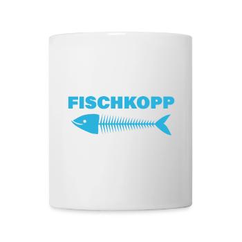 FISCHKOPP - Tasse - Weiß - Vorne