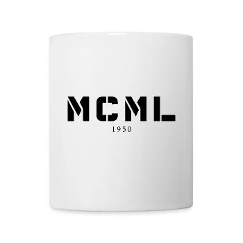 Roman numeral year of birth Made in 1950 - Mug - white - Front