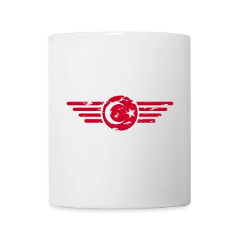 J’aime la dinde, T-shirt design de style élégance - Mug blanc - blanc - Devant