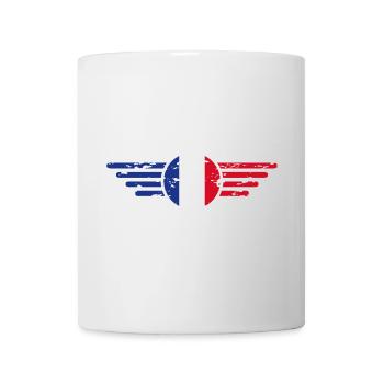 I Love France Elegance Style Design T-Shirt - Mug blanc - blanc - Devant