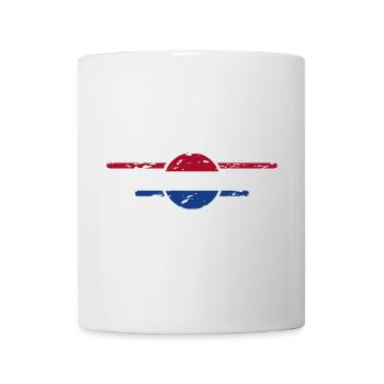 J’aime les Pays-Bas, T-shirt design de style élégance - Mug blanc - blanc - Devant