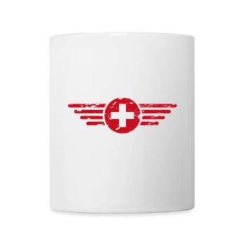 J’aime la Suisse, T-shirt design de style élégance - Mug blanc - blanc - Devant