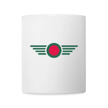Ich liebe Bangladesch, Eleganz Stil Design T-Shirt - Tasse - Weiß - Vorne