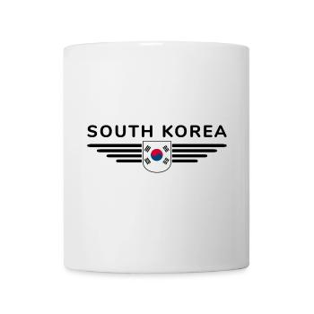 J’aime la Corée du Sud Design T-shirt Outfit - Mug blanc - blanc - Devant