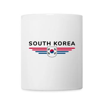 J’aime la Corée du Sud Design T-shirt Outfit - Mug blanc - blanc - Devant
