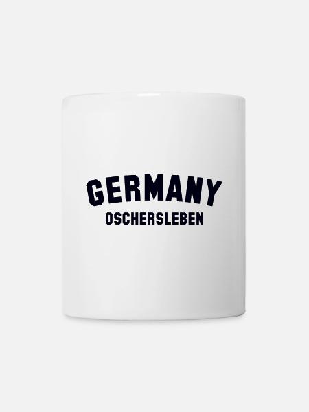 OSCHERSLEBEN Germany - Tasse - Weiß
