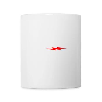 Conception graphique dynamique Bold Lightning - Mug blanc - blanc - Devant
