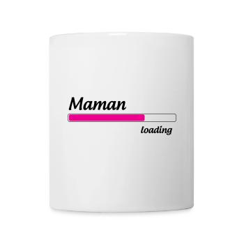 Maman loading... Please Wait - Future Mère - Mug blanc - blanc - Devant